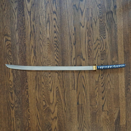 Blue Katana Sword- Handmade High Carbon Damascus Steel Sword- 40.5"-Samurai Sword