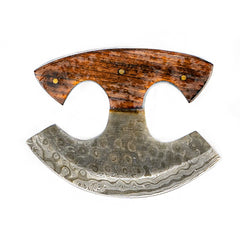 Ulu Knife- Utilitarian Skinning Knife/ Hunting Knife- 5" - Battling Blades