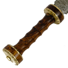 Gladius Sword- High Carbon Damascus Steel - 24"- Gladiator/ Hispaniensis Sword - Battling Blades