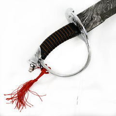 Pirate Sword- High Carbon Damascus Steel -23"- Cutlass Sword - Battling Blades