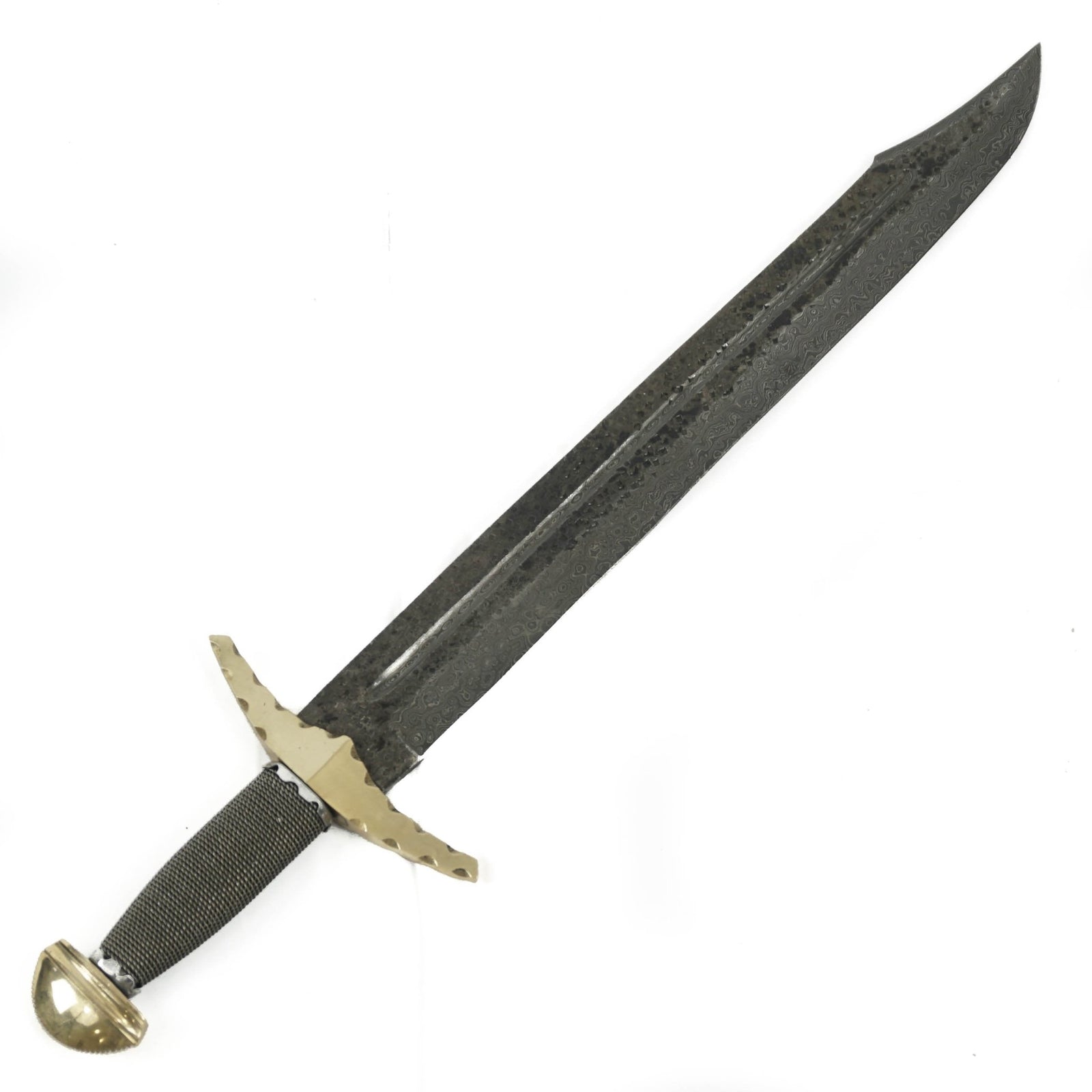 Arabian Scimitar Sword- Damascus Steel- 24" - Battling Blades