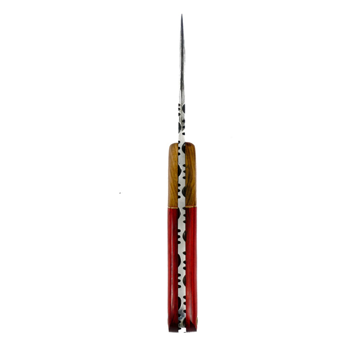Skinning Knife- Hunting Knife- High Carbon Damascus Steel Blade