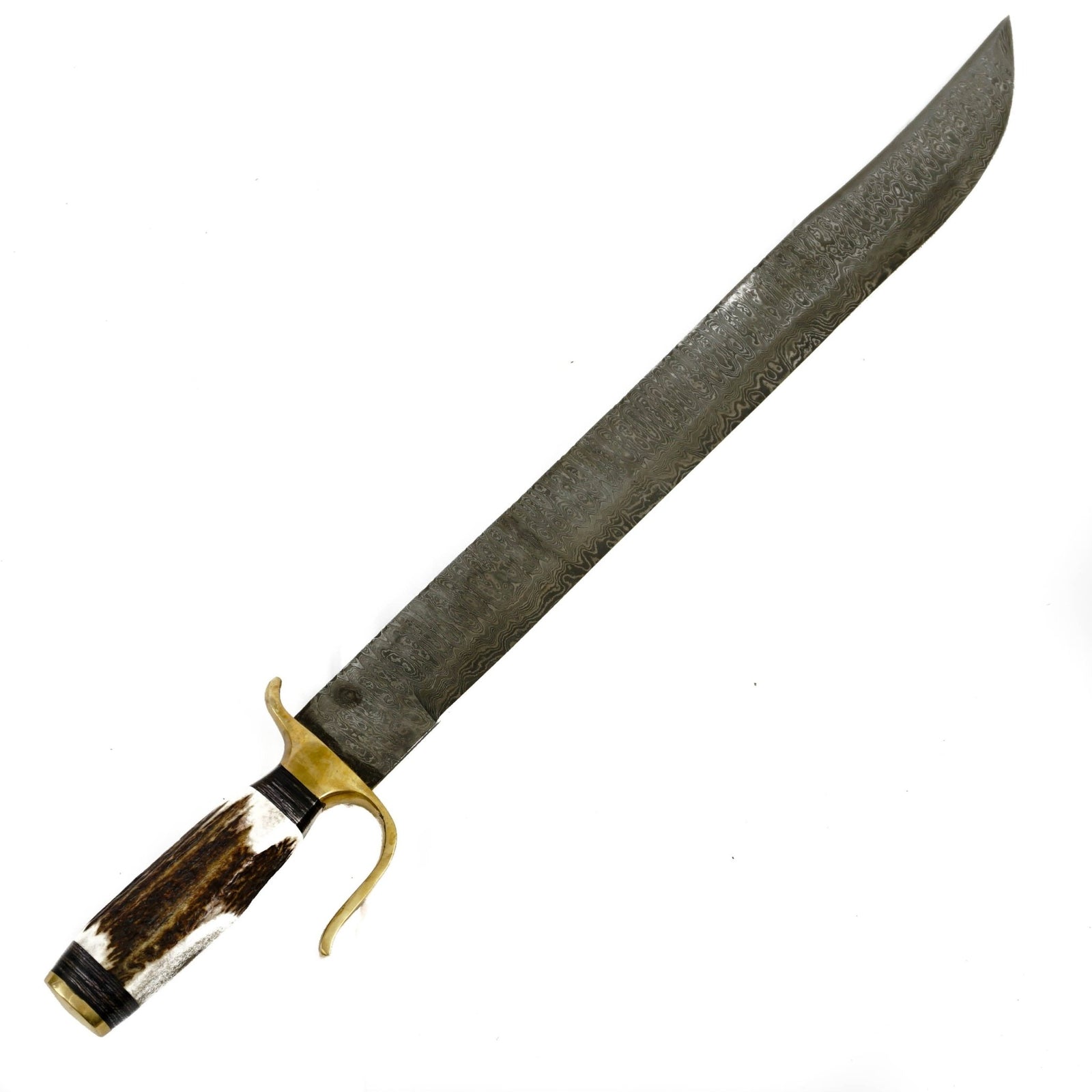 Arabian Scimitar Sword- High Carbon Damascus Steel -26" - Battling Blades
