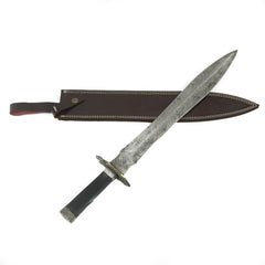 Viking Sword / Ulfberht Sword- High Carbon Damascus Steel- 24" - Battling Blades