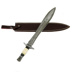 Viking Sword- High Carbon Damascus Steel Sword- 26"- Viking Age/ Carolingian Sword - Battling Blades