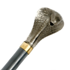 Snake Head Cane - Snake Head Walking Stick- 39" - Battling Blades