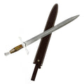 Claymore Sword- Damascus Steel- 29"