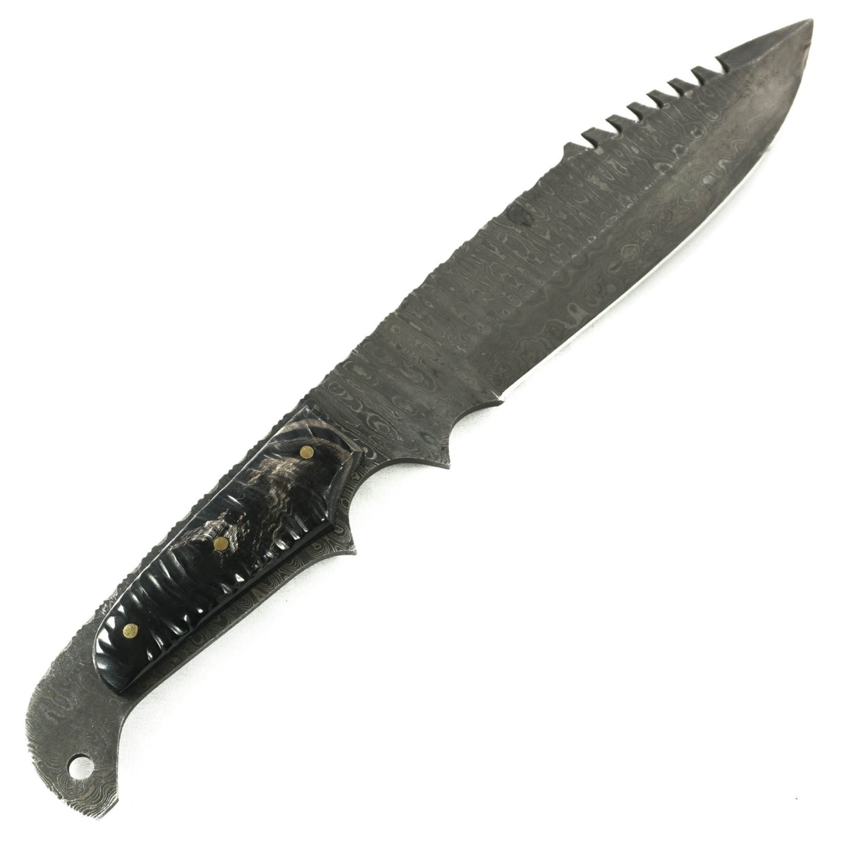 Bowie Knife- High Carbon Damascus Steel Blade- Hunting Knife - Battling Blades