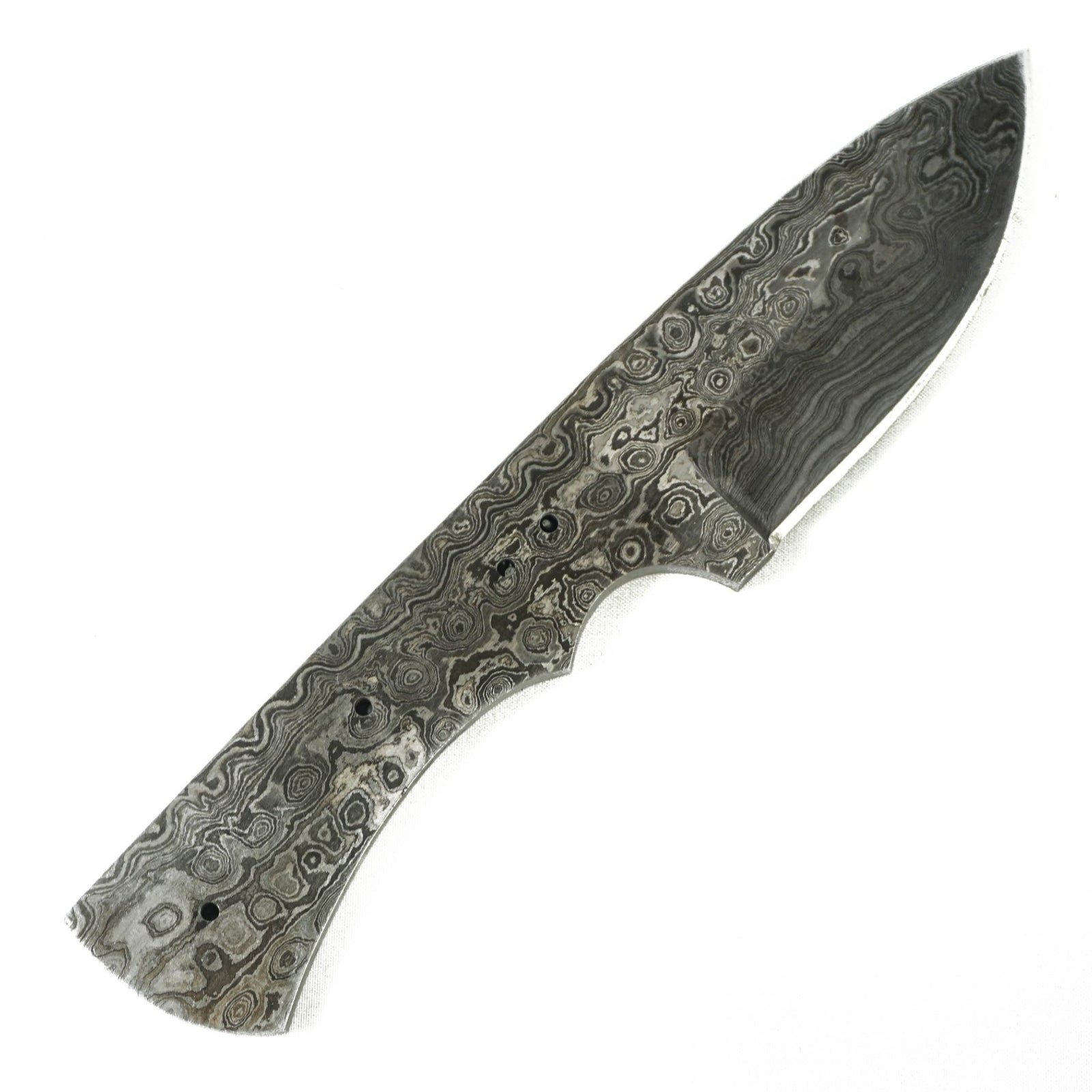 Skinning Knife Blank- Skinner - Hunting Knife- High Carbon Damascus Steel Blade - Battling Blades