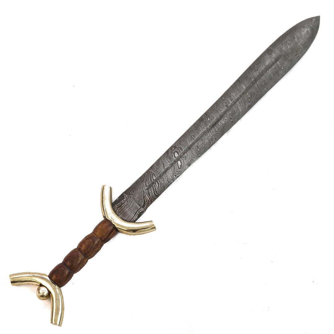 Gladius Sword- High Carbon Damascus Steel - 28"- Gladiator/ Roman