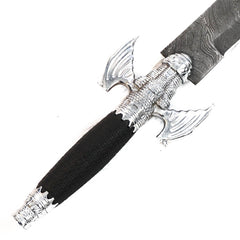 Scimitar Sword/ Saber - High Carbon Damascus Steel Sword- 19"- Sabre Sword - Battling Blades