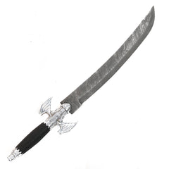 Scimitar Sword/ Saber - High Carbon Damascus Steel Sword- 19"- Sabre Sword - Battling Blades