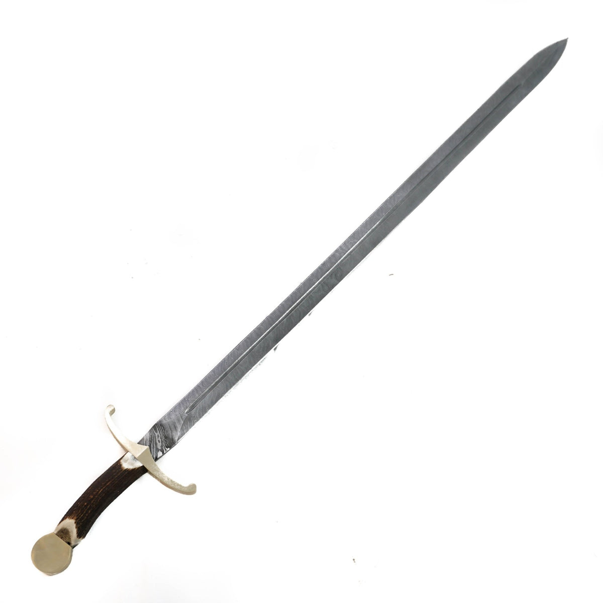 Longsword / Greatsword / Bastard Sword- High Carbon Damascus Steel Sword- 44" - Battling Blades