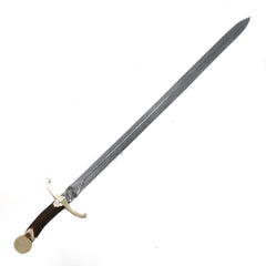 Longsword / Greatsword / Bastard Sword- High Carbon Damascus Steel Sword- 44" - Battling Blades
