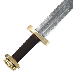 Longsword- High Carbon Damascus Steel- 38" - Battling Blades