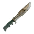 Bowie Knife- High Carbon Damascus Steel Blade- 14"