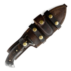 Bowie Knife- High Carbon Damascus Steel Blade- Hunting Knife - Battling Blades
