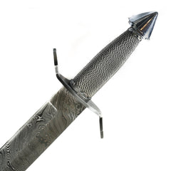 Arabian Scimitar Sword- Damascus Steel -25" Battle Ready - Battling Blades