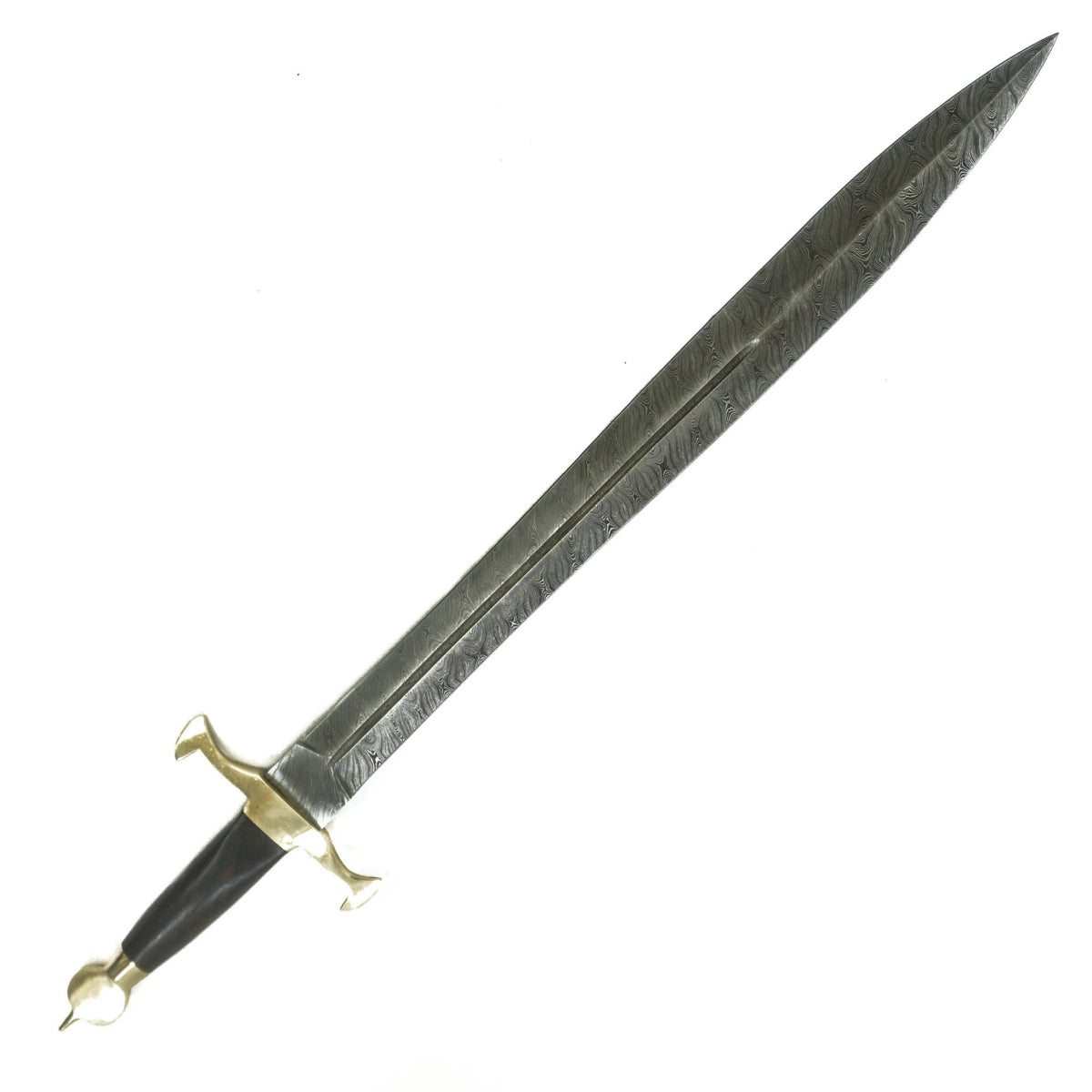 Viking Sword / Ulfberht Sword- High Carbon Damascus Steel Sword- 31" - Battling Blades
