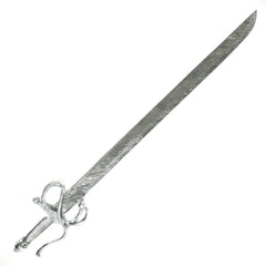 Rapier Sword- High Carbon Damascus Steel Fencing -36" - Battling Blades