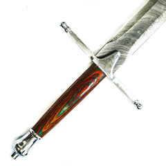 Viking Sword- Carolingian - High Carbon Damascus Steel - 38"- Viking Age - Battling Blades