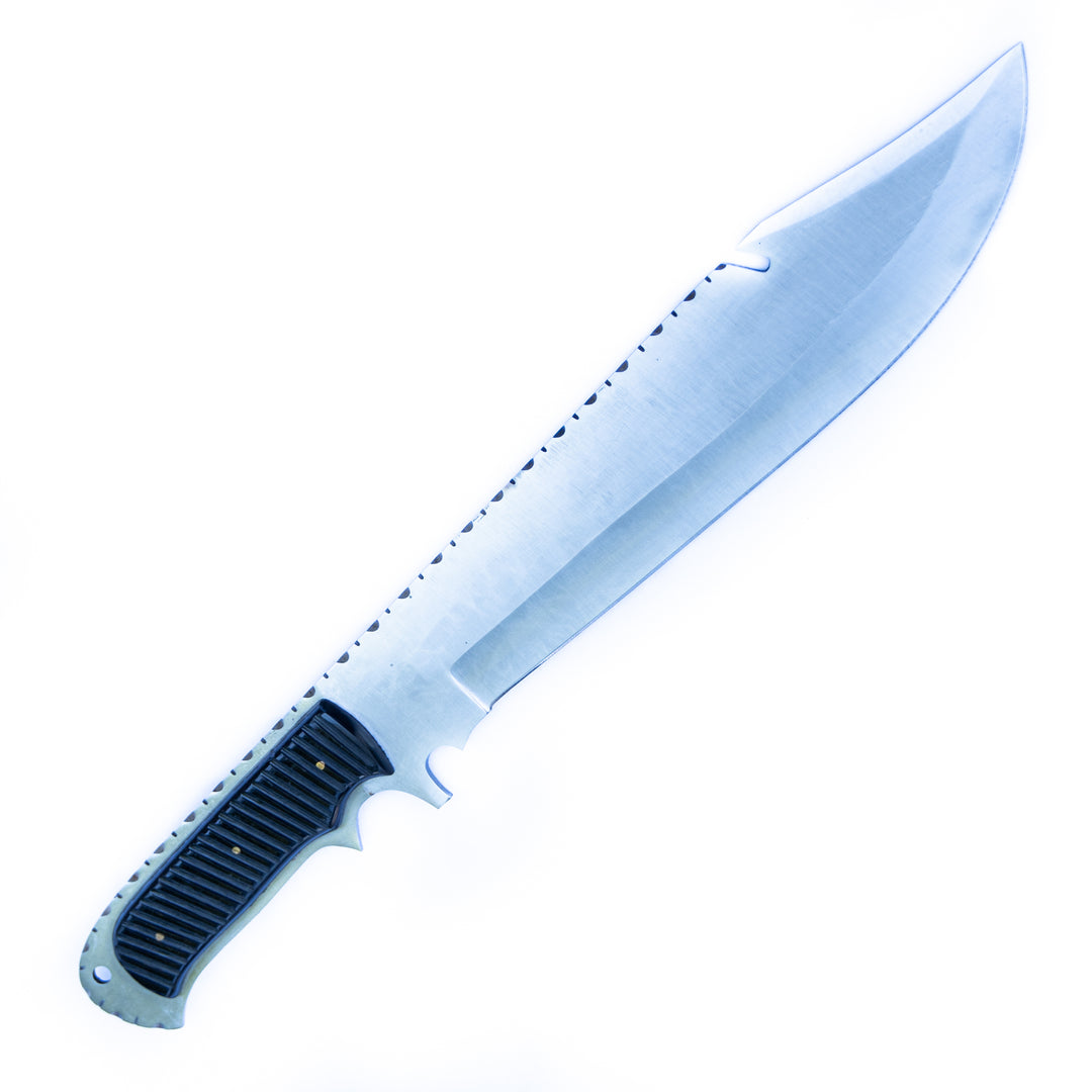 Large Hunting Knife- D2 Steel with Buffalo Bone Handle- 17"
