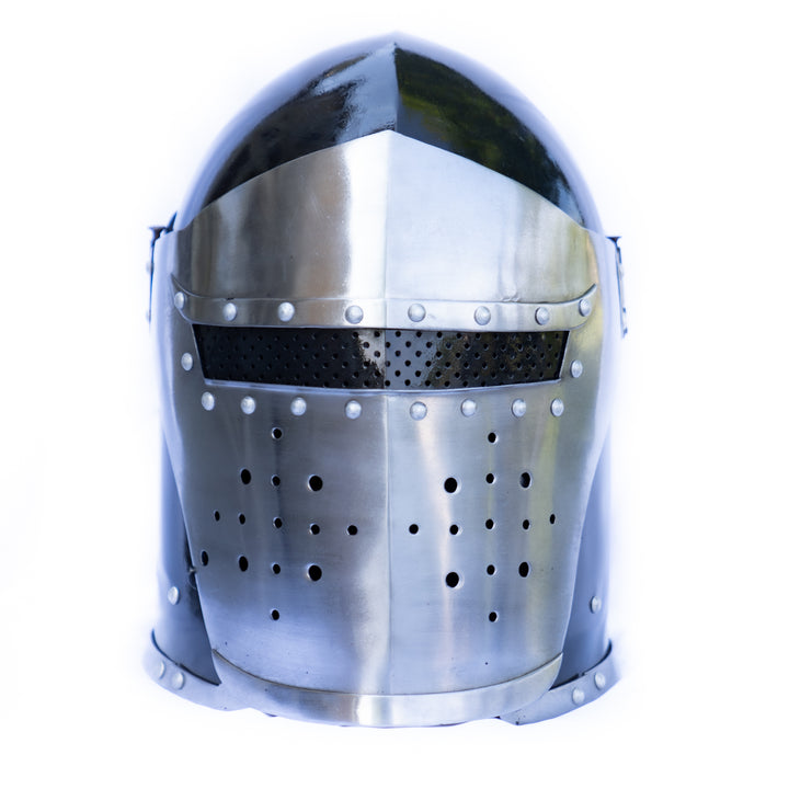 Great Helm Helmet- Crusader Helmet