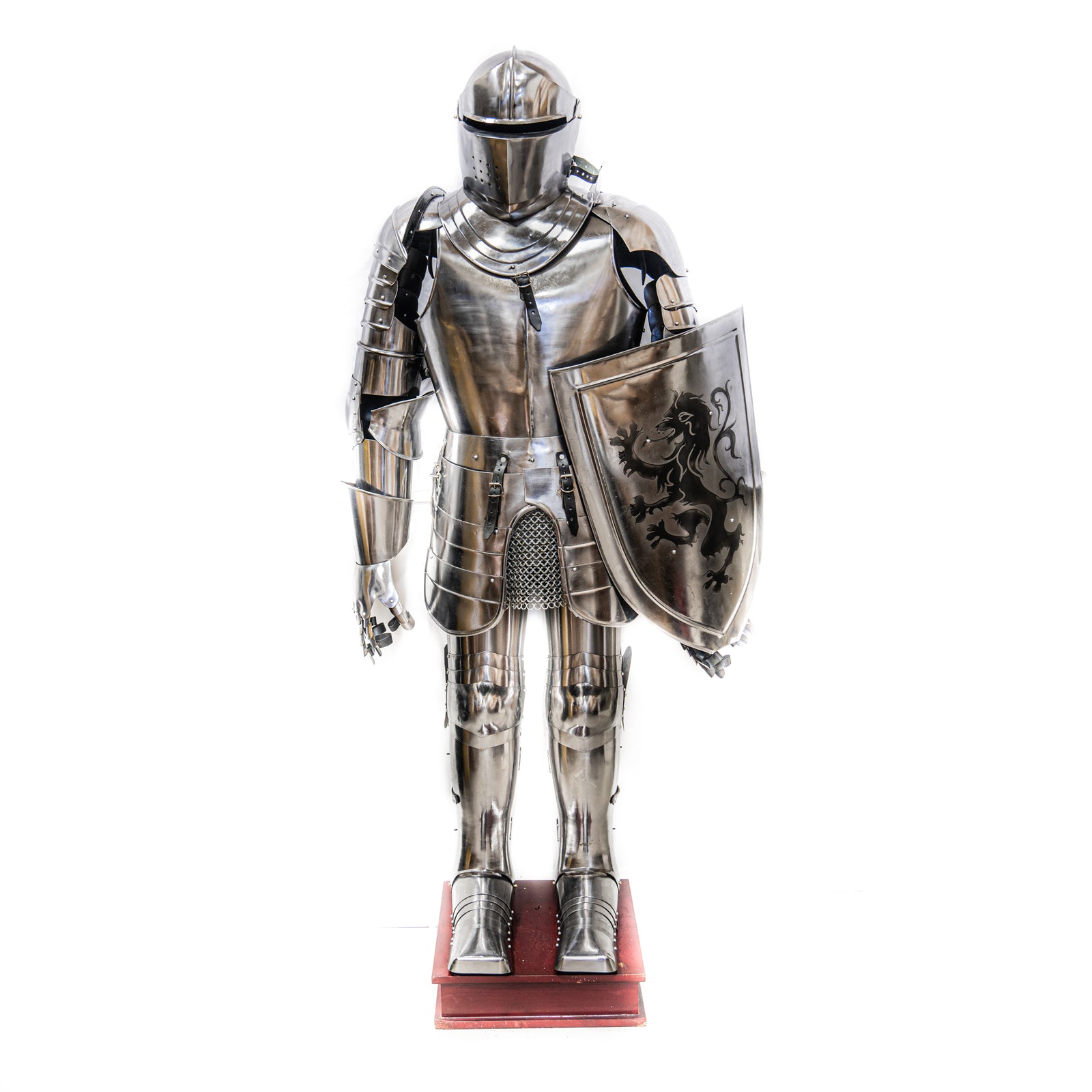 Knight Suit of Armor- Steel - Wearable Suit of Armor with Shield - Battling Blades