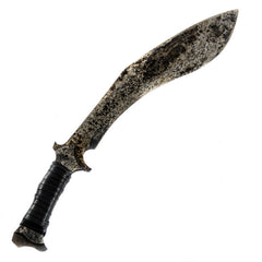 Gurkha Kukri Knife- High Carbon 1095 Steel Machete/ Knife/ Sword- Antique Style- 19" - Battling Blades