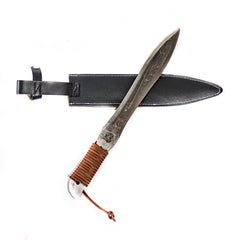Viking Short Sword Sword- High Carbon 1095 Steel Sword- 17.5" - Battling Blades
