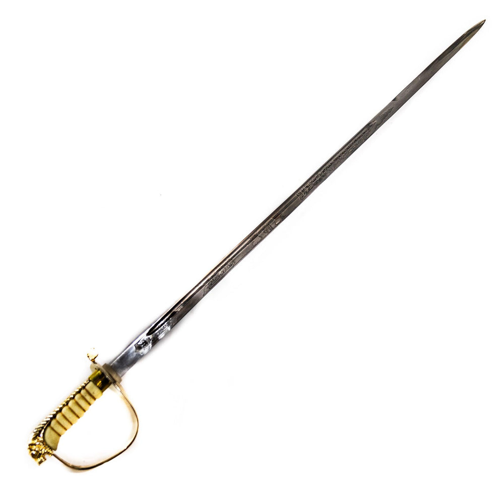 Tiger Cavalry Sabre Sword- Stainless Steel -36" - Saber- Backsword - Battling Blades