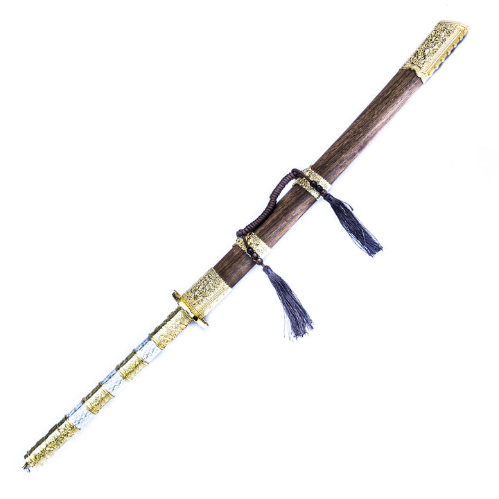 Dao Sword- 1095 Steel High Carbon - Gold Emperor Saber Sword - Qing Dao- 42"