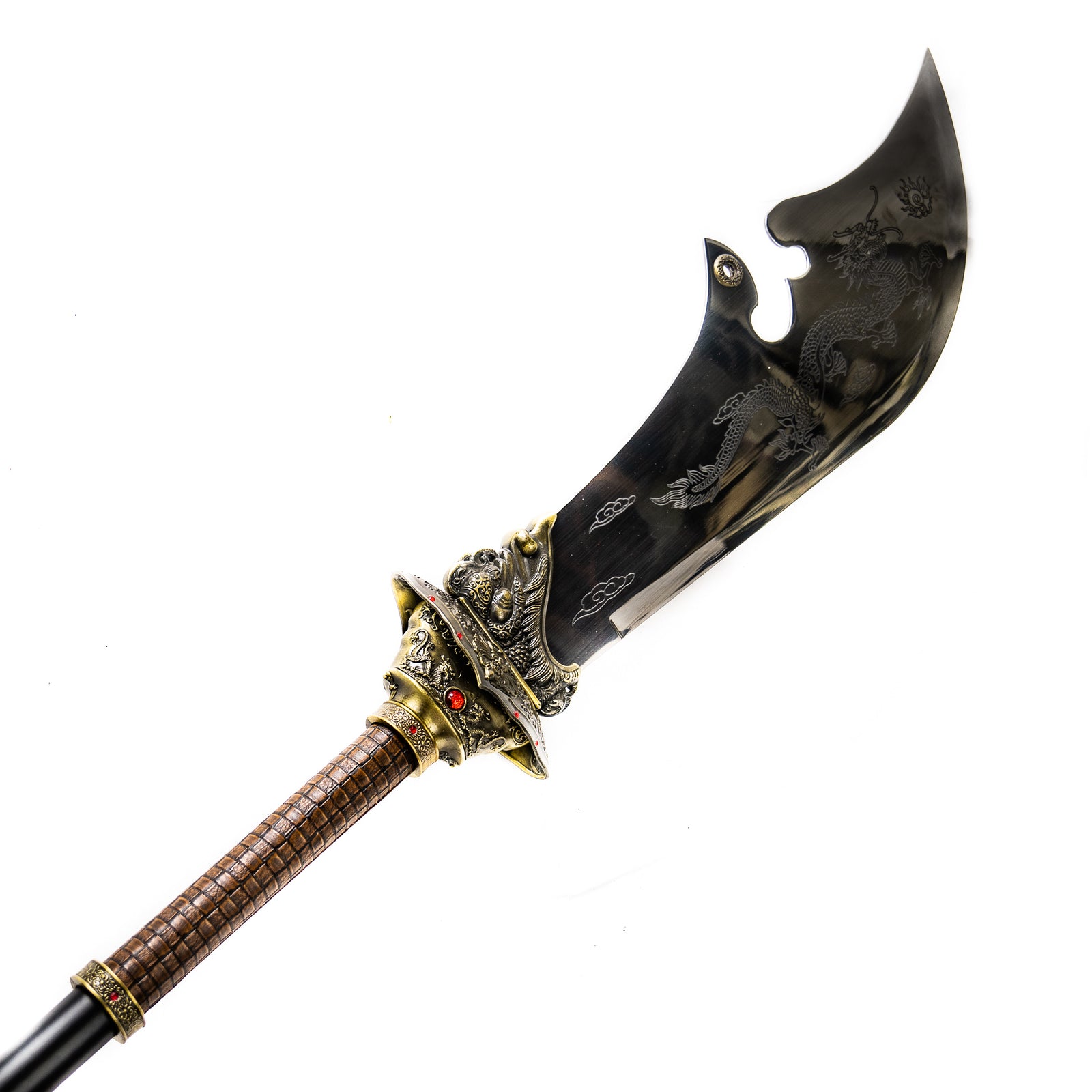 Spear - Kwan Dao - Kuang Kung- Chinese Polearms- Qiang- 78" - Battling Blades