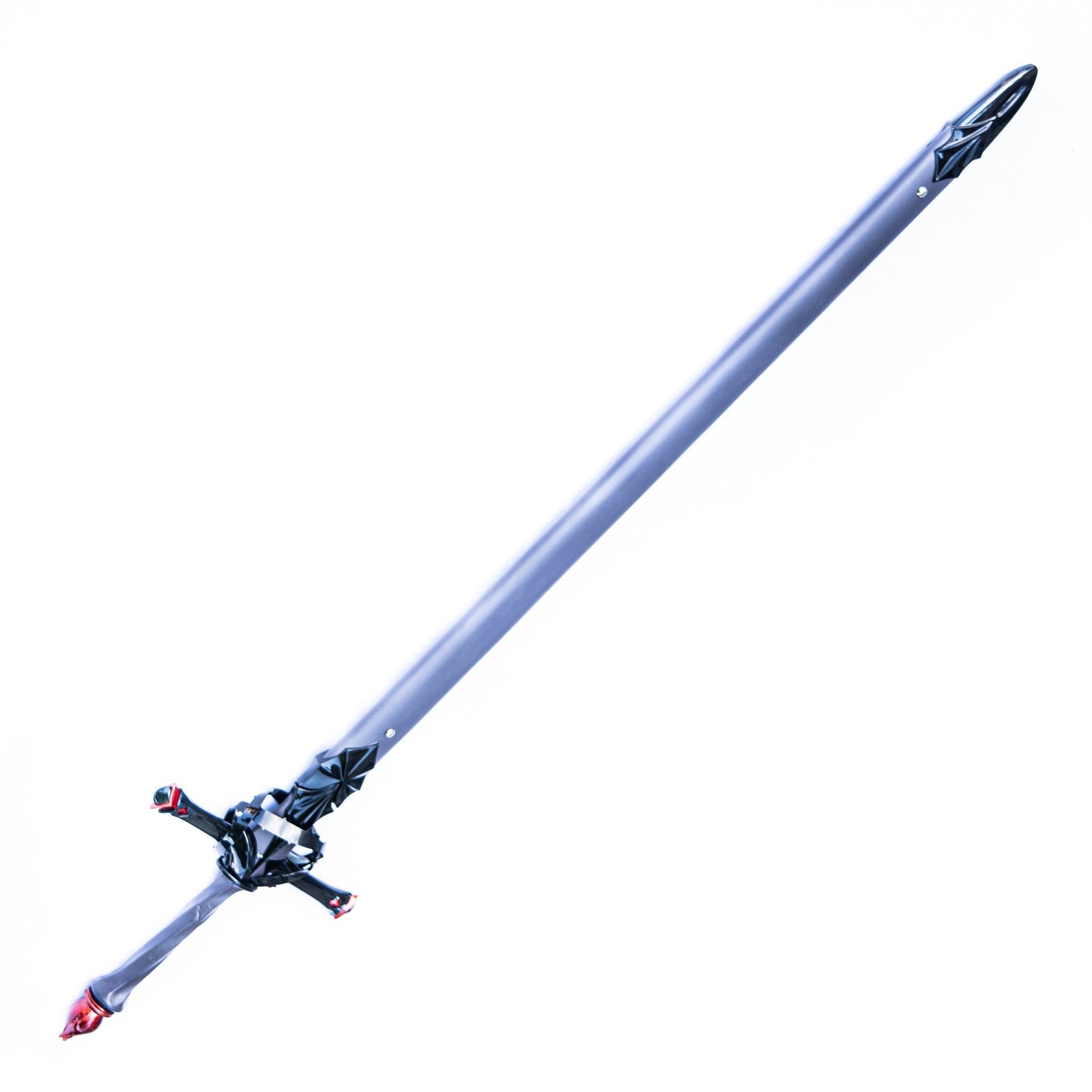 Fire Longsword - Black Sword - Black Stainless Steel- 38" - Battling Blades