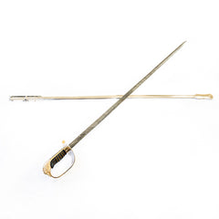 Naval Sword- Rapier Sword- Handmade High Carbon Damascus Steel-40"-Eagle - Battling Blades