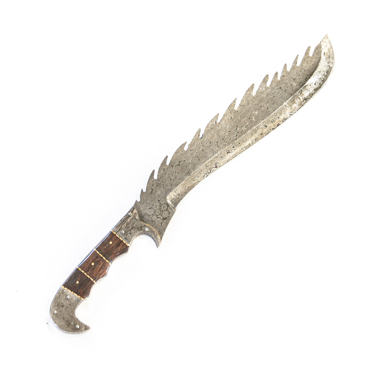 Dragon Gurkha Kukri Knife-Handmade High Carbon Damascus Steel- 19" - Battling Blades