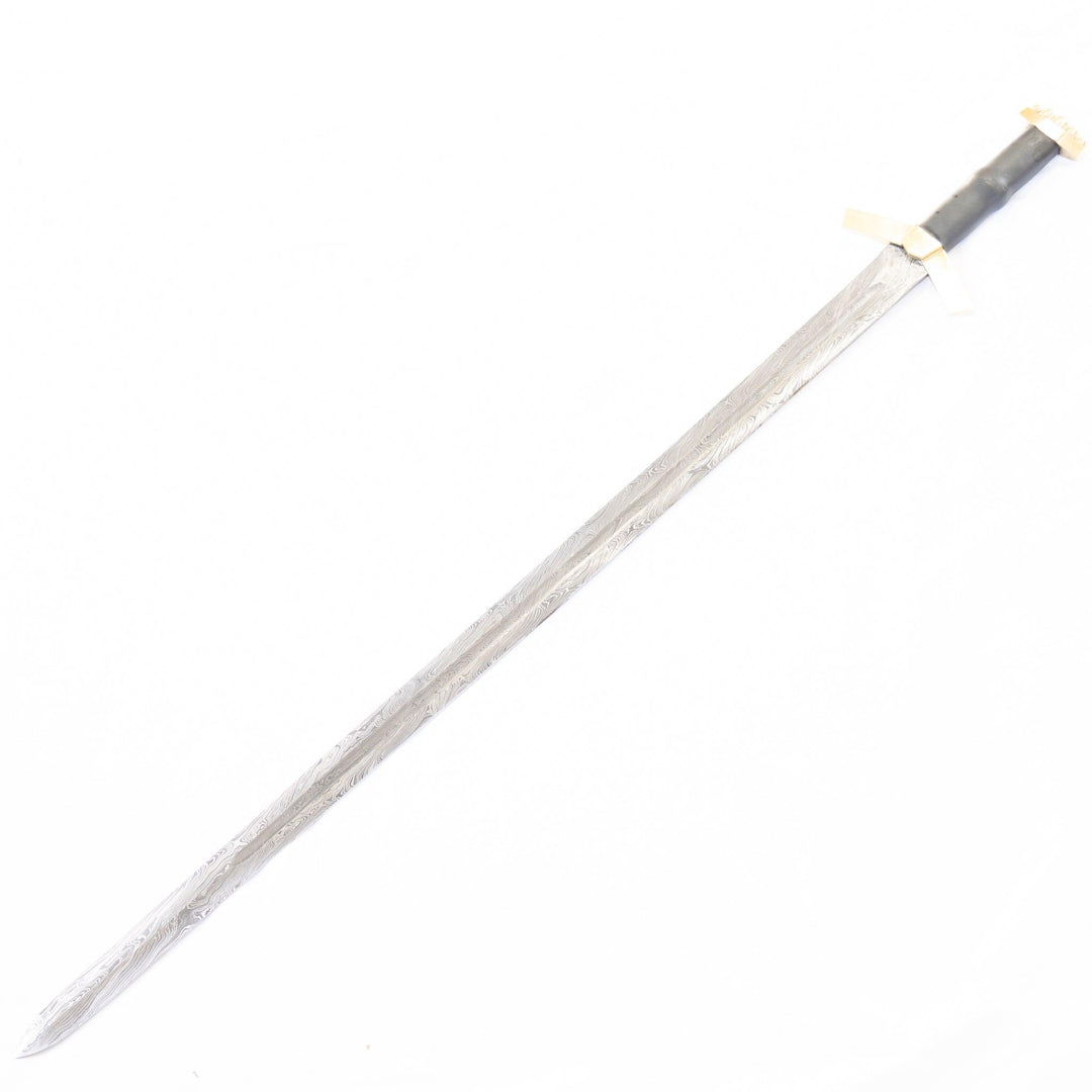 Roman Spatha Sword - High Carbon Damascus Steel Sword- 43.5" - Battling Blades