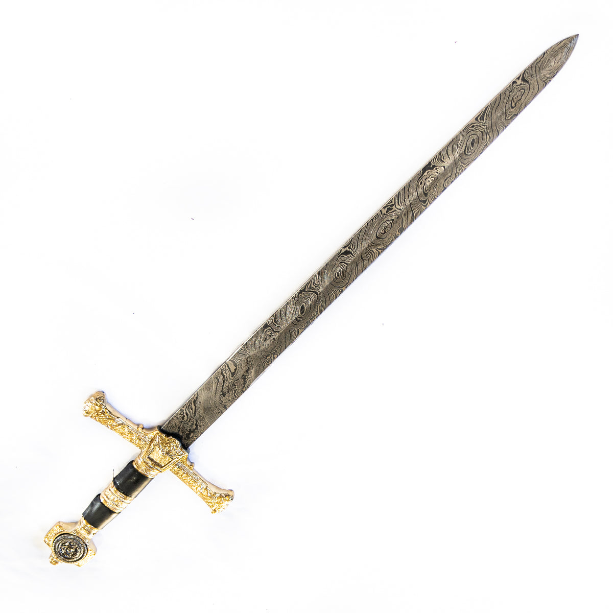 King David Sword- High Carbon Damascus Steel- 27" - Battling Blades
