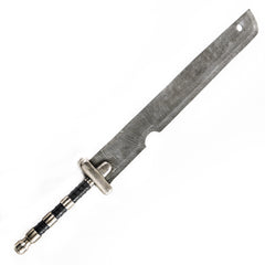 Anime Sword- Damascus Steel Sword -44"- Extra Wide - Battling Blades