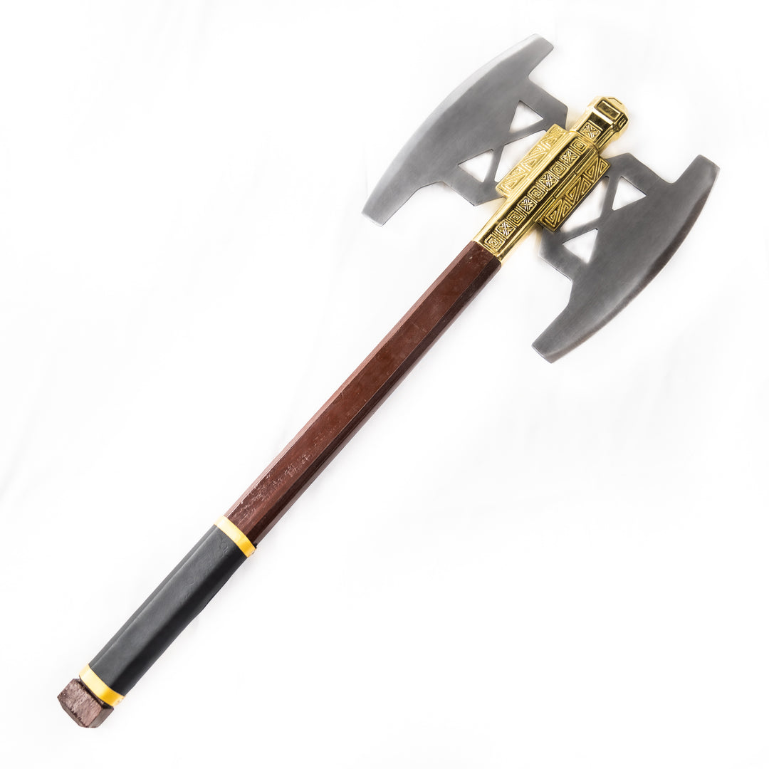 Double Axe- Labrys- Double-Bit Axe- High Carbon 1095 Steel- Mythical Amazons Axe