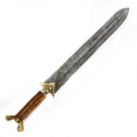 Acinaces Sword- Scythian Sword- High Carbon Damascus Steel -25"