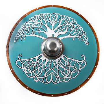 Tree of Life Shield- Steel Shield- Viking Shield - Yggdrasil Shield- 24"