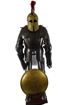 Spartan Suit of Armor- Greek Suit of Armor with Shield and Sword- Wearable - Battling Blades