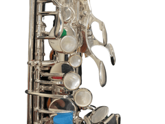 Professional Alto Saxophone- Eb- Silver Plated - Battling Blades