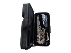 Professional Alto Saxophone- Eb- Silver Plated - Battling Blades