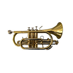 Cornet- Beginner- Student Instrument- Cupronickel Slide- Bb - Battling Blades