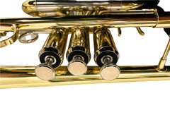 Cornet- Beginner- Student Instrument- Cupronickel Slide- Bb - Battling Blades