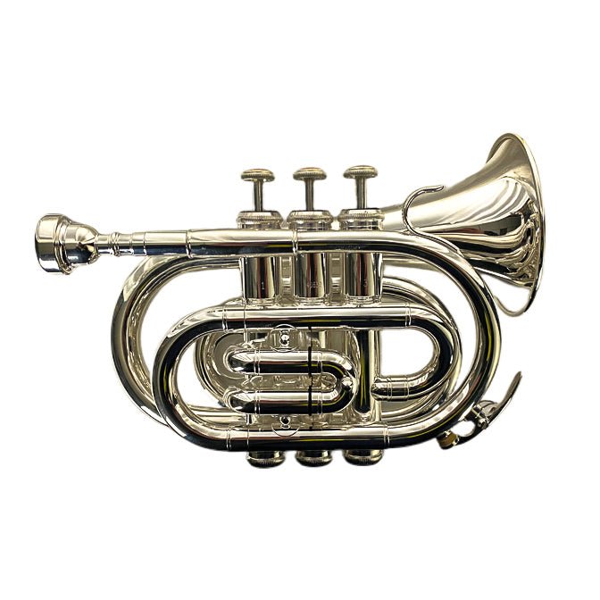 Pocket Trumpet- Intermediate Pocket Trumpet- Silver Plated - Battling Blades