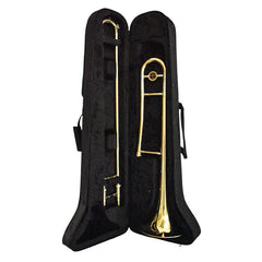 Trombone- Beginner Instrument- Bb Alto- Gold Lacquered Brass - Battling Blades