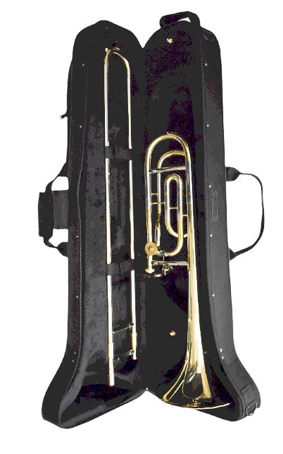 Trombone- Professional Instrument- Bb/ F Tenor- Gold Lacquered Brass